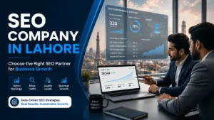 SEO company in Lahore helping businesses improve Google rankings and grow online