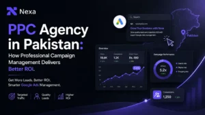 PPC agency in Pakistan managing Google Ads campaigns for better leads and ROI