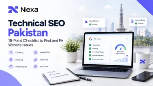 Technical SEO Pakistan checklist for website crawling, indexing, and performance