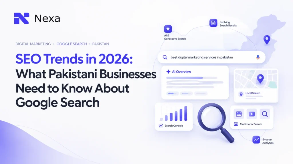 SEO Trends in 2026 guide for Pakistani businesses and Google Search changes